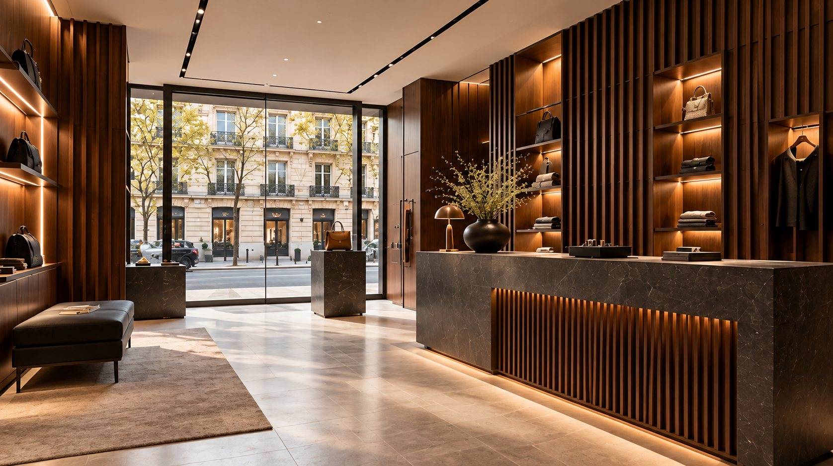 Espace d’accueil de la Boutique Saint-Honoré