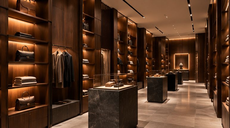 Galerie de présentation de la Boutique Saint-Honoré